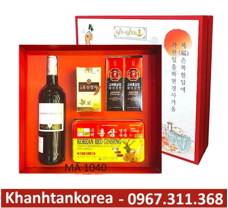 Set Quà Tặng Sâm Hàn Quốc Bio Apgold HS1040