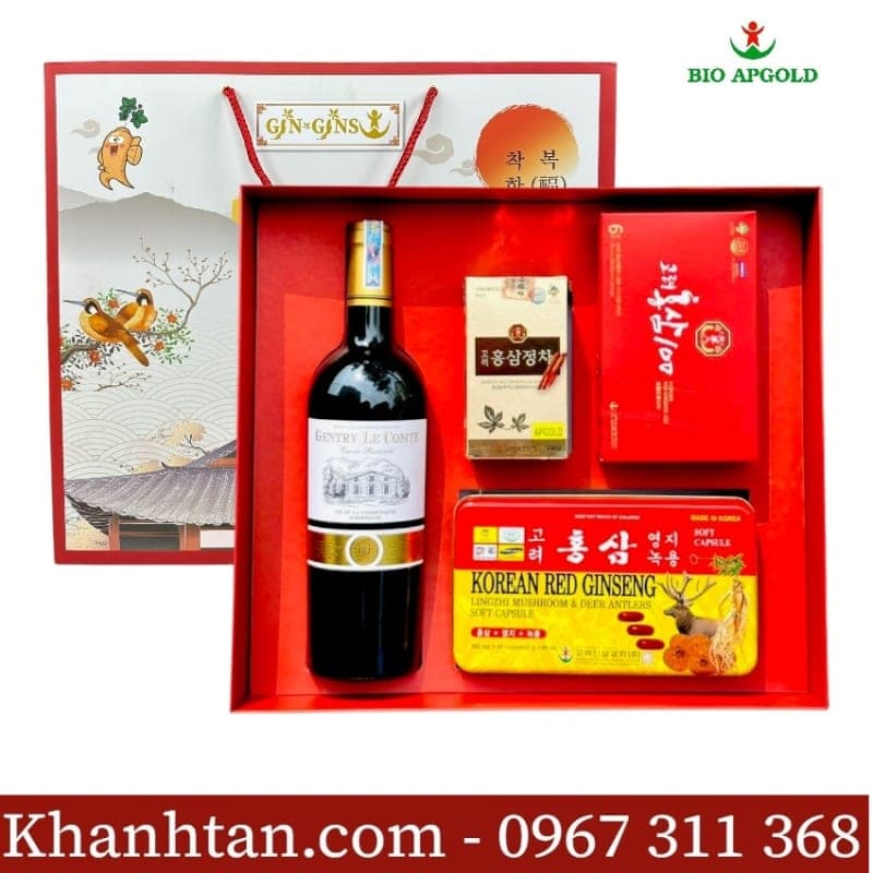 Sét Quà Tặng Sâm Hàn Quốc Bio Apgold HS 1300