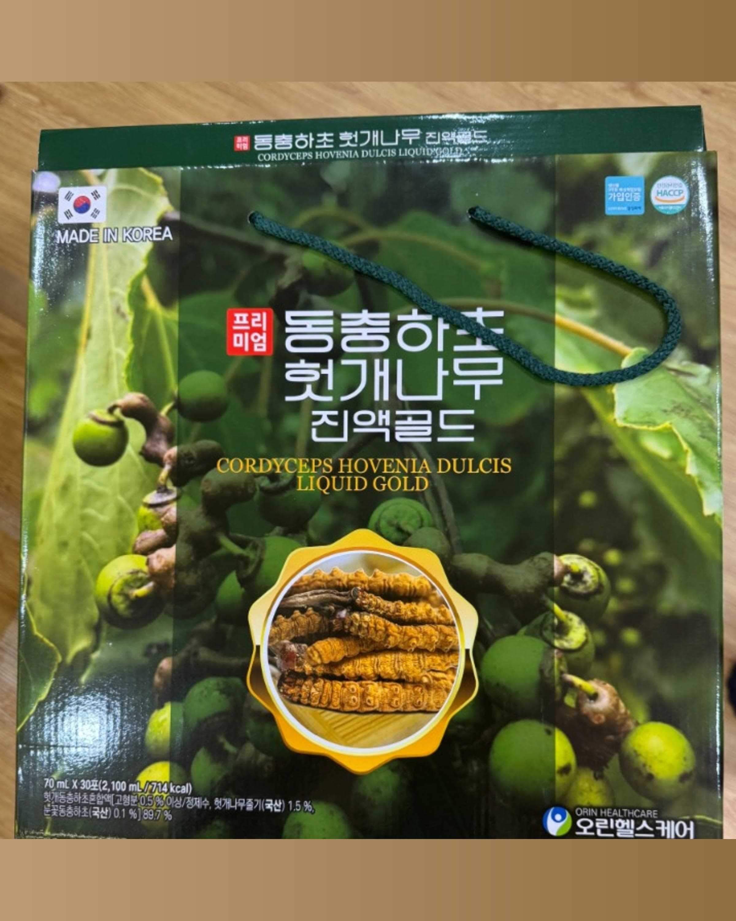ORIN Nước Đông Trùng Hovenia Gold (70ml x 30)