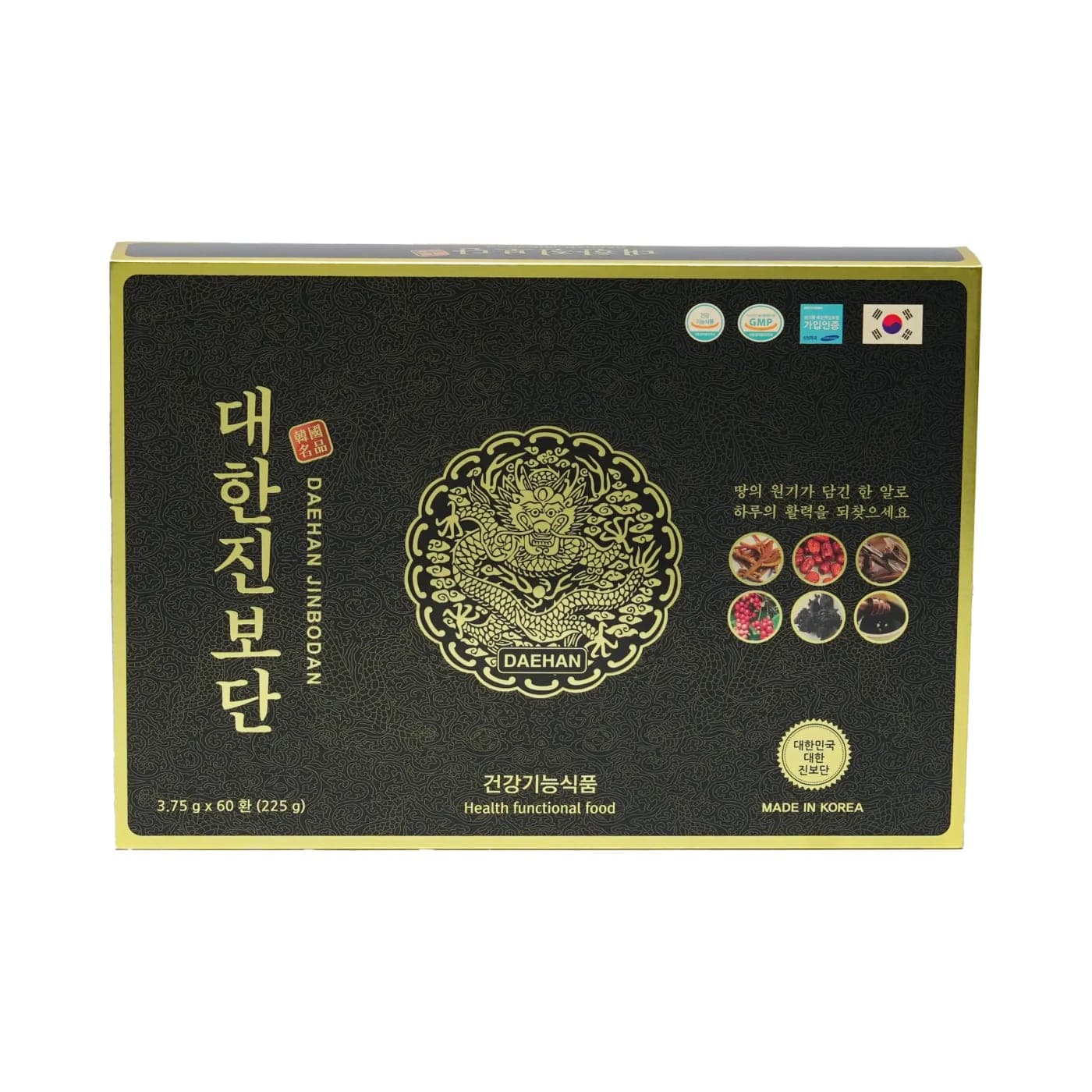 An Cung Rồng Vàng Daehan Jinbodan – Hộp 60 Viên