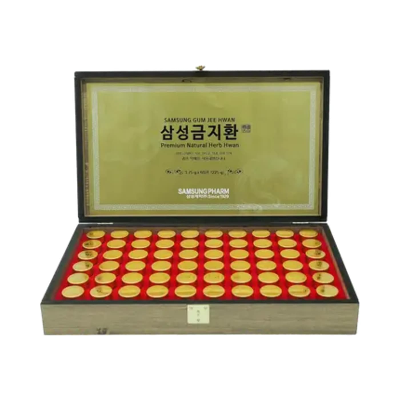 An Cung Hoàn Samsung Gum Jee Hwan – Hộp Gỗ 60 Viên