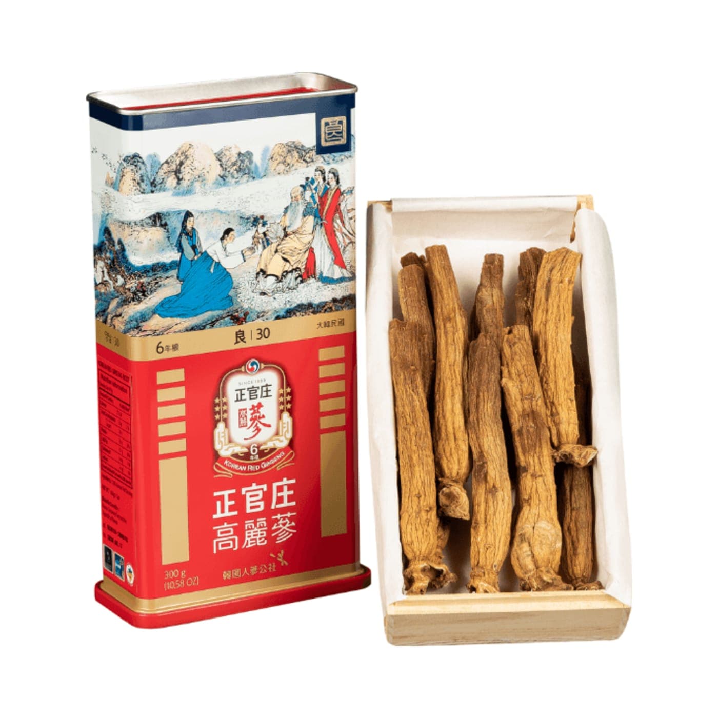 Lương Sâm Nguyên Củ KGC Cheong Kwan Jang – Hộp 300g (19 Củ)