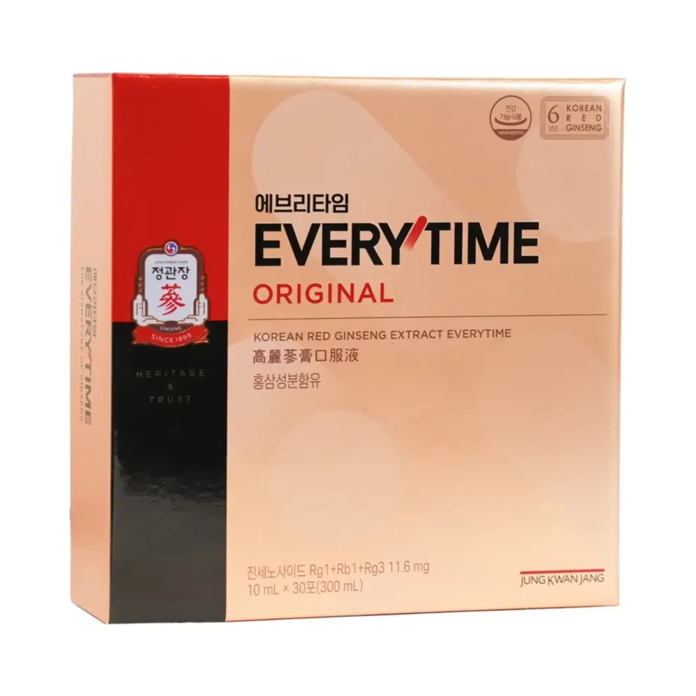 Tinh Chất Hồng Sâm KGC Everytime Original – Hộp 30 Gói x 10ml