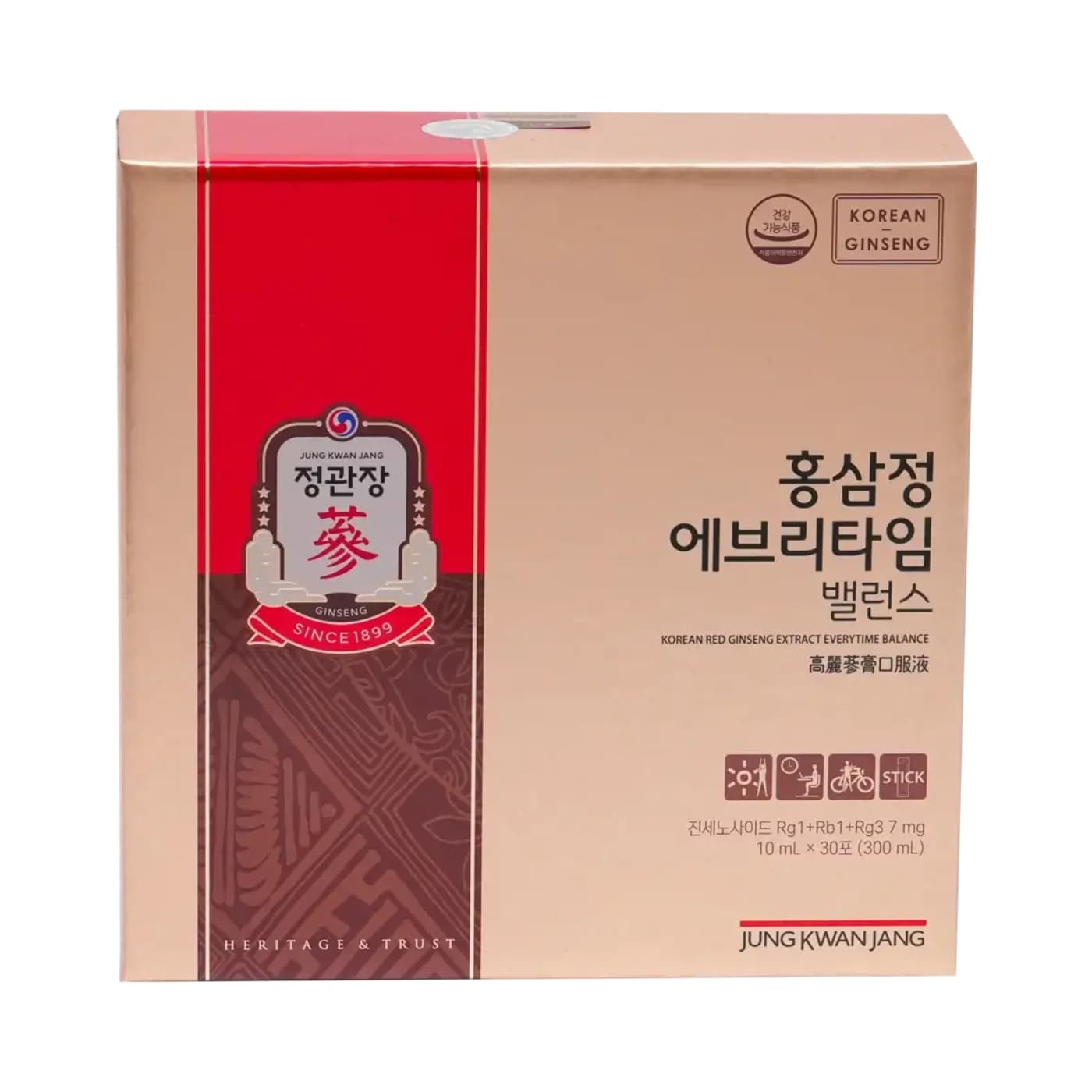 Tinh Chất Hồng Sâm KGC Everytime Balance – Hộp 30 Gói x 10ml