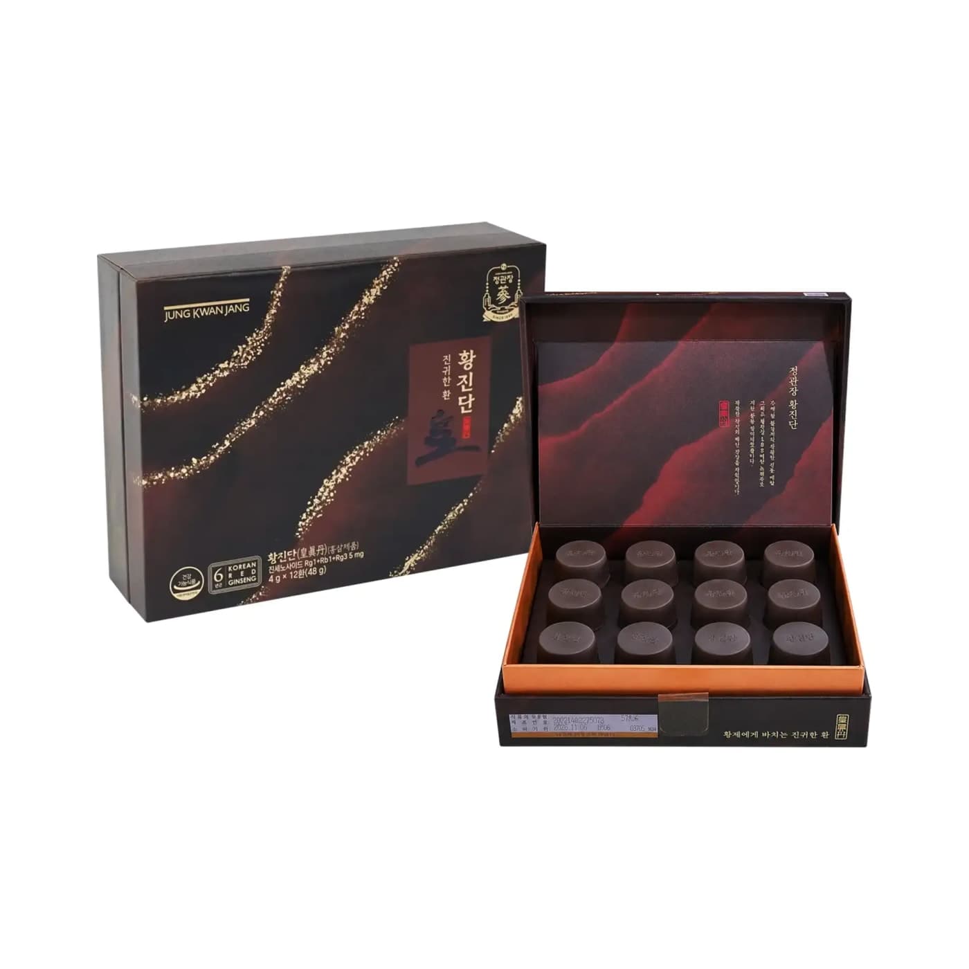 Hồng Sâm Linh Đan Hwang Jin Dan KGC – Hộp 12 Viên